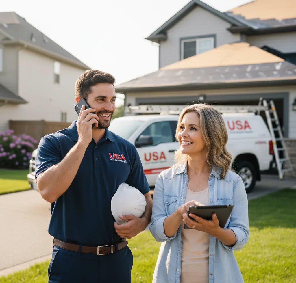 USA Roof Repair Experts customer support in Tipp City